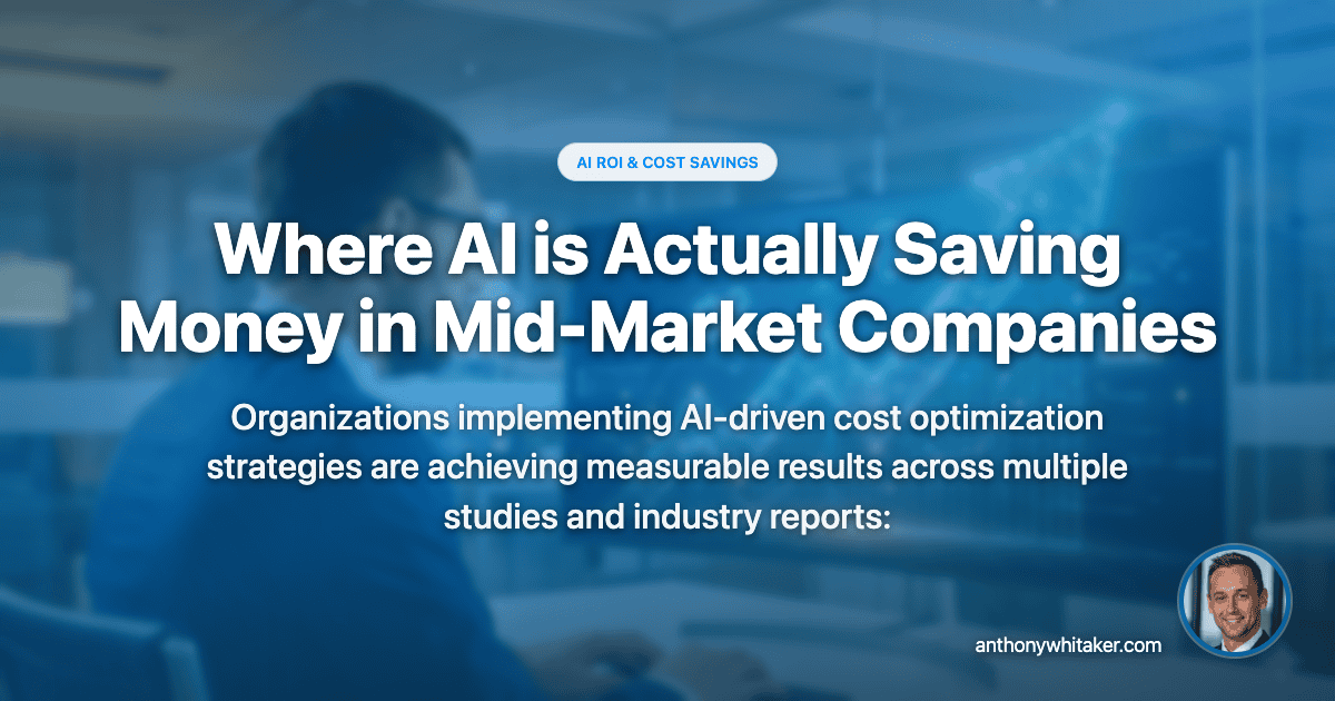 Where AI is Actually Saving Money in Mid-Market Companies